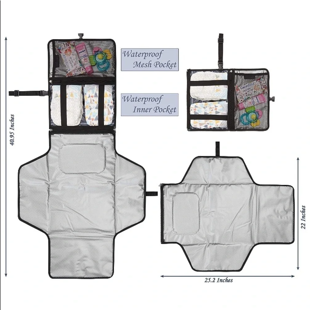 NWT Portable Changing Pad - Premium Travel Station